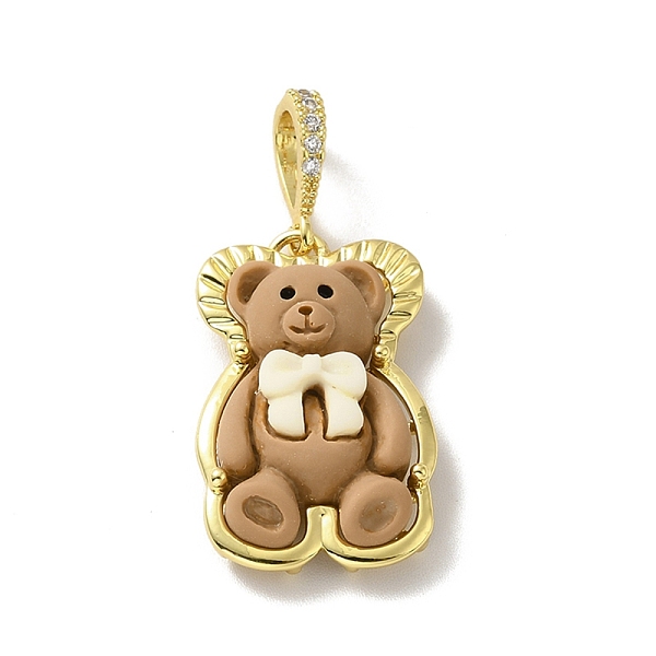 PandaHall Opaque Resin Pendants, Large Hole Pendant, with Real 18K Gold Plated Brass Findings & Clear Cubic Zirconia, Cadmium Free & Lead..., Brown
PandaHall Opaque Resin Pendants, Large Hole Pendant, with Real 18K Gold Plated Brass Findings & Clear Cubic Zirconia, Cadmium Free & Lead..., Brown