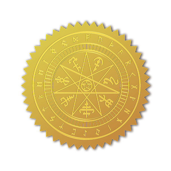 PandaHall CHGCRAFT 100Pcs Gold Foil Certificate Seals Witchcraft Altar Gold Foil Embossed Stickers Gold Foil Embossed Certificate Seals Self...
PandaHall CHGCRAFT 100Pcs Gold Foil Certificate Seals Witchcraft Altar Gold Foil Embossed Stickers Gold Foil Embossed Certificate Seals Self...