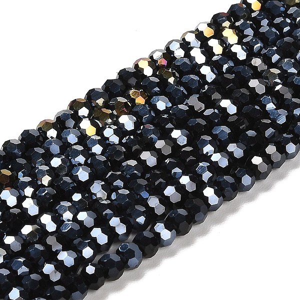 PandaHall Opaque Glass Beads Stands, AB Color, Faceted(32 Facets), Round, Black, 4.5x4mm, Hole: 1mm, about 87~93pcs/strand, 32~33cm Glass...
PandaHall Opaque Glass Beads Stands, AB Color, Faceted(32 Facets), Round, Black, 4.5x4mm, Hole: 1mm, about 87~93pcs/strand, 32~33cm Glass...