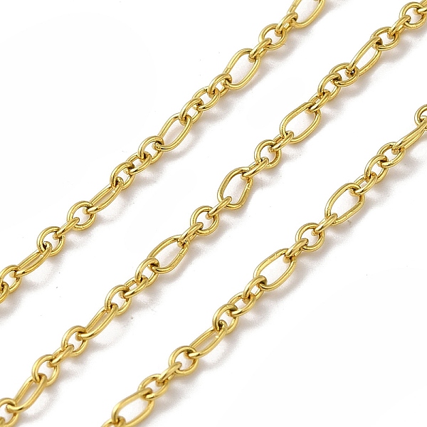 PandaHall Ion Plating(IP) 316 Surgical Stainless Steel Cable Chains, with Spool, Soldered, Golden, 2x2x0.4mm & 4x2x0.4mm 316 Surgical...
PandaHall Ion Plating(IP) 316 Surgical Stainless Steel Cable Chains, with Spool, Soldered, Golden, 2x2x0.4mm & 4x2x0.4mm 316 Surgical...