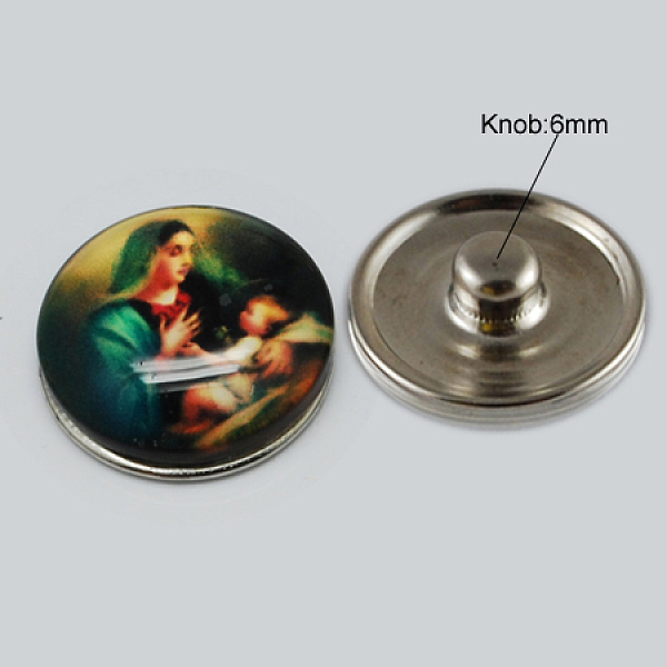 PandaHall Brass Jewelry Snap Buttons, with Glass Cabochons, Flat Round, Platinum, for Holy, Teal, 18x8~10mm, Knob: 5~5.5mm Brass+Glass Flat..., Cyan
PandaHall Brass Jewelry Snap Buttons, with Glass Cabochons, Flat Round, Platinum, for Holy, Teal, 18x8~10mm, Knob: 5~5.5mm Brass+Glass Flat..., Cyan