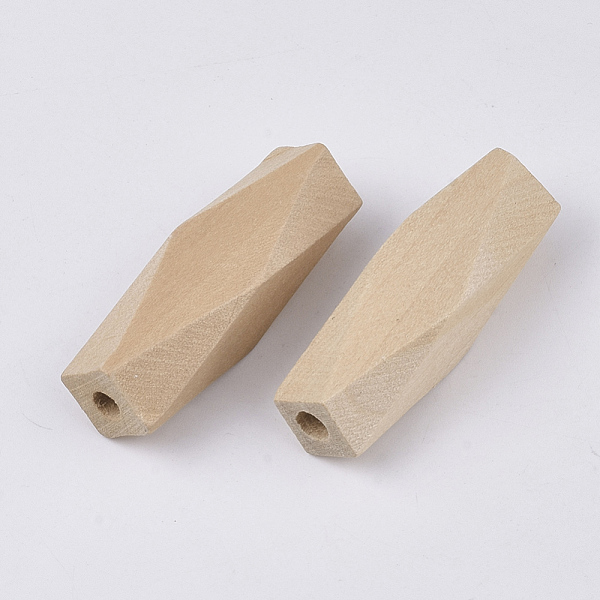 PandaHall Natural Wood Beads, Macrame Beads Large Hole, Undyed, Faceted, Rectangle, BurlyWood, 40x12.5x12.5mm, Hole: 4mm Schima Wood..., Orange
PandaHall Natural Wood Beads, Macrame Beads Large Hole, Undyed, Faceted, Rectangle, BurlyWood, 40x12.5x12.5mm, Hole: 4mm Schima Wood..., Orange