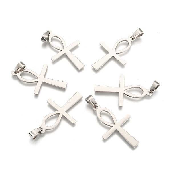 PandaHall 202 Stainless Steel Pendants, Easter Theme, Ankh Cross, Stainless Steel Color, 44.5x27x1.5mm, Hole: 5x9mm 202 Stainless Steel...
PandaHall 202 Stainless Steel Pendants, Easter Theme, Ankh Cross, Stainless Steel Color, 44.5x27x1.5mm, Hole: 5x9mm 202 Stainless Steel...