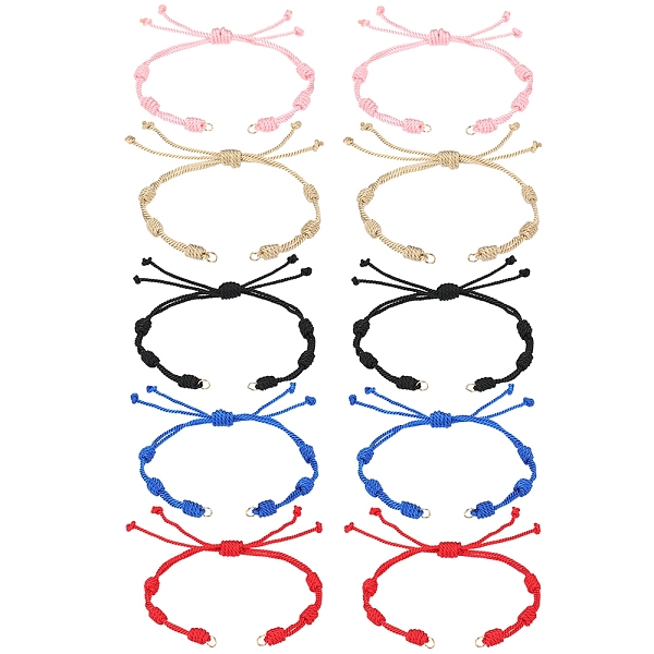 PandaHall SUNNYCLUE 10Pcs 5 Colors Adjustable Braided Nylon Cord Link Bracelet Making, with 304 Stainless Steel Open Jump Rings, Mixed Color..., Multicolor
PandaHall SUNNYCLUE 10Pcs 5 Colors Adjustable Braided Nylon Cord Link Bracelet Making, with 304 Stainless Steel Open Jump Rings, Mixed Color..., Multicolor