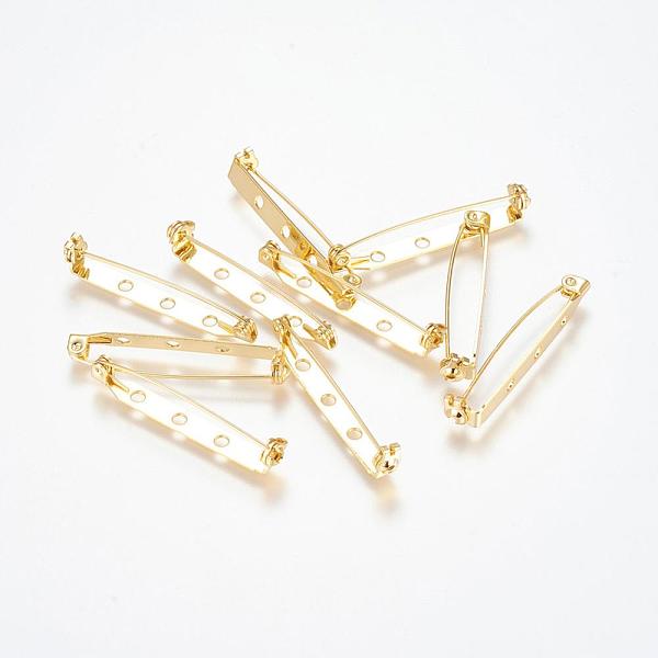 PandaHall Grade AAA Brass Brooch Findings, Back Bar Pins, with Three Holes, Cadmium Free & Nickel Free & Lead Free, Real 18K Gold Plated...
PandaHall Grade AAA Brass Brooch Findings, Back Bar Pins, with Three Holes, Cadmium Free & Nickel Free & Lead Free, Real 18K Gold Plated...