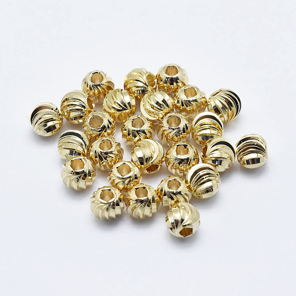 PandaHall Brass Beads, Long-Lasting Plated, Nickel Free, Grooved Beads, Real 18K Gold Plated, Rondelle, 6x5mm, Hole: 2mm Brass Rondelle
PandaHall Brass Beads, Long-Lasting Plated, Nickel Free, Grooved Beads, Real 18K Gold Plated, Rondelle, 6x5mm, Hole: 2mm Brass Rondelle