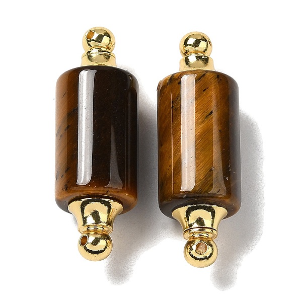PandaHall Natural Tiger Eye Connector Charms, with Golden Plated 304 Stainless Steel Findings, Column Links, 36x12mm, Hole: 1.2~1.4mm Tiger...
PandaHall Natural Tiger Eye Connector Charms, with Golden Plated 304 Stainless Steel Findings, Column Links, 36x12mm, Hole: 1.2~1.4mm Tiger...