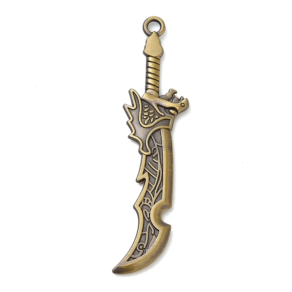 PandaHall Tibetan Style Alloy Big Pendants, Broadsword, Antique Bronze, 66.5x16x3.5mm, Hole: 3mm Alloy Tool
PandaHall Tibetan Style Alloy Big Pendants, Broadsword, Antique Bronze, 66.5x16x3.5mm, Hole: 3mm Alloy Tool
