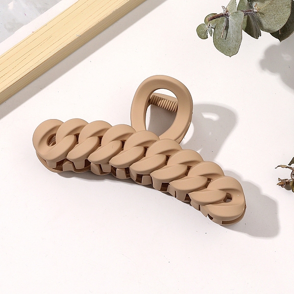 PandaHall Large Frosted Acrylic Hair Claw Clips, Curb Chain Non Slip Jaw Clamps for Girl Women, BurlyWood, 60x110mm Acrylic Orange
PandaHall Large Frosted Acrylic Hair Claw Clips, Curb Chain Non Slip Jaw Clamps for Girl Women, BurlyWood, 60x110mm Acrylic Orange