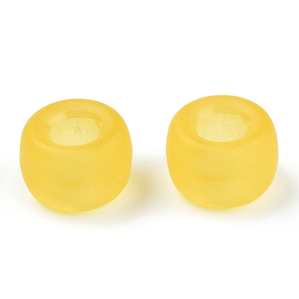 PandaHall Transparent Plastic Beads, Frosted, Barrel, Gold, 9x6mm, Hole: 3.8mm, about 1900pcs/500g Plastic Barrel Gold
PandaHall Transparent Plastic Beads, Frosted, Barrel, Gold, 9x6mm, Hole: 3.8mm, about 1900pcs/500g Plastic Barrel Gold