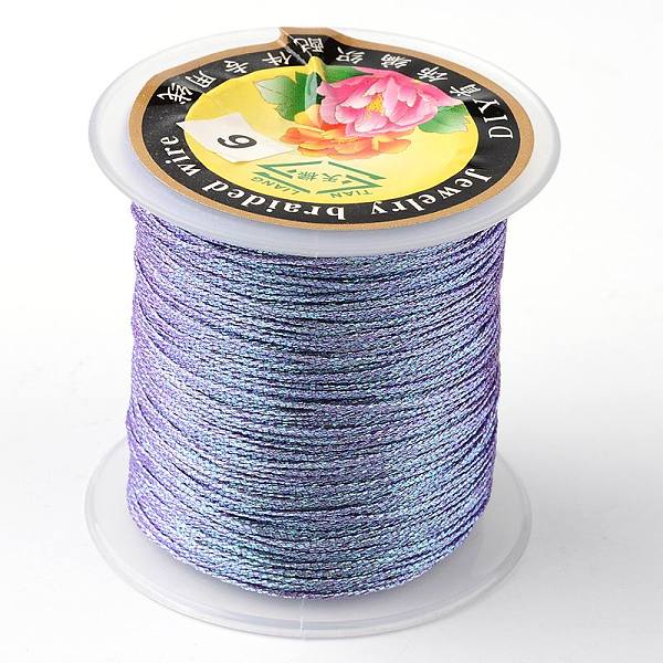 PandaHall Round Metallic Thread, Embroidery Thread, 6-Ply, Medium Purple, 0.6mm, about 87.48 yards(80m)/roll Fibre Purple
PandaHall Round Metallic Thread, Embroidery Thread, 6-Ply, Medium Purple, 0.6mm, about 87.48 yards(80m)/roll Fibre Purple