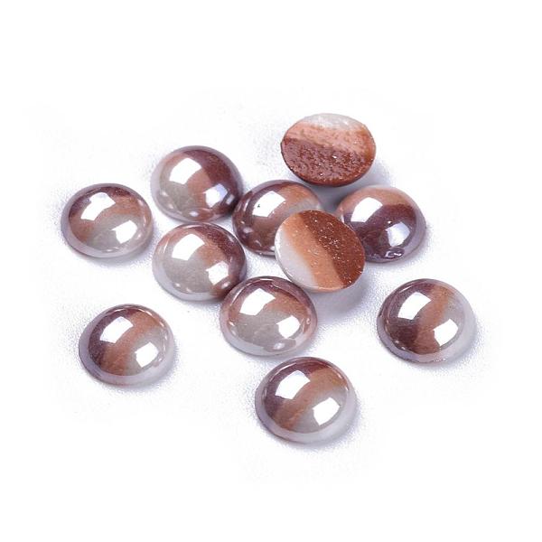 PandaHall Opaque Glass Cabochons, Stripe Pattern, Tri-color Stripe, Half Round, Colorful, 8x3.5mm Glass Half Round
PandaHall Opaque Glass Cabochons, Stripe Pattern, Tri-color Stripe, Half Round, Colorful, 8x3.5mm Glass Half Round