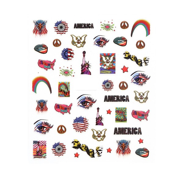 PandaHall Faddish Nail Decals Stickers, Self-Adhesive Poker & American Flag Pattern Nail Design Art, for Nail Toenails Tips Decorations...
PandaHall Faddish Nail Decals Stickers, Self-Adhesive Poker & American Flag Pattern Nail Design Art, for Nail Toenails Tips Decorations...