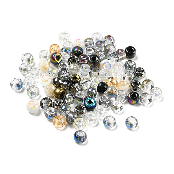 PandaHall Glass Seed Beads, AB Color, Rondelle, Mixed Color, 4x3mm, Hole: 1.2mm, 20g/bag Glass Multicolor
PandaHall Glass Seed Beads, AB Color, Rondelle, Mixed Color, 4x3mm, Hole: 1.2mm, 20g/bag Glass Multicolor