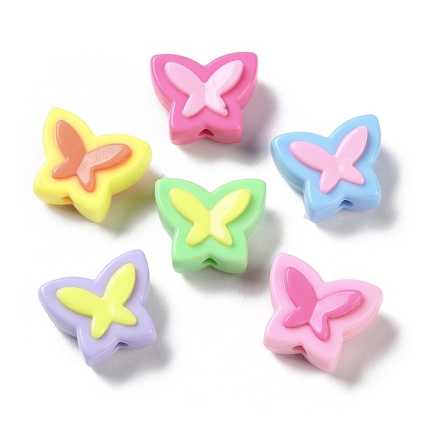 PandaHall Two Tone Opaque Acrylic Beads, Butterfly, Mixed Color, 16.5x20x9mm, Hole: 2~8mm, about 23pcs/500g Acrylic Butterfly Multicolor
PandaHall Two Tone Opaque Acrylic Beads, Butterfly, Mixed Color, 16.5x20x9mm, Hole: 2~8mm, about 23pcs/500g Acrylic Butterfly Multicolor
