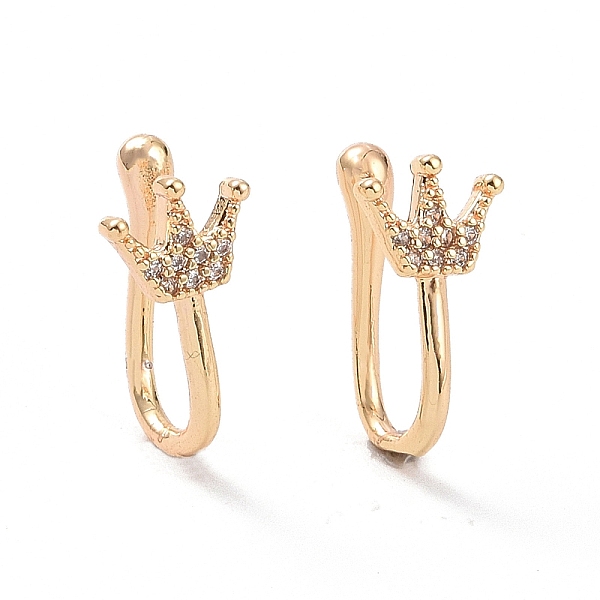 PandaHall Clear Cubic Zirconia Crown Cuff Earrings, Brass Non-piercing Jewelry for Women, Real 18K Gold Plated, 12x7x6mm Cubic Zirconia...
PandaHall Clear Cubic Zirconia Crown Cuff Earrings, Brass Non-piercing Jewelry for Women, Real 18K Gold Plated, 12x7x6mm Cubic Zirconia...