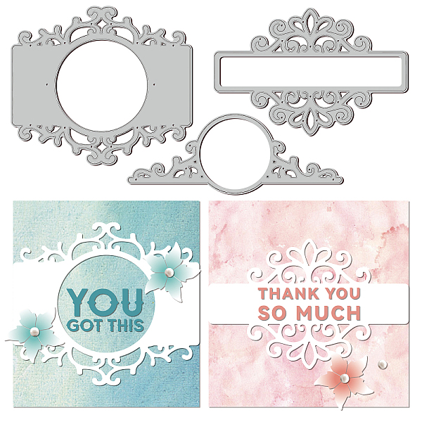 PandaHall GLOBLELAND 3Pcs Round Lace Mirror Frame Cutting Dies Metal Mirror Floral Lace Frame Die Cuts Embossing Stencils Template for Paper...
PandaHall GLOBLELAND 3Pcs Round Lace Mirror Frame Cutting Dies Metal Mirror Floral Lace Frame Die Cuts Embossing Stencils Template for Paper...