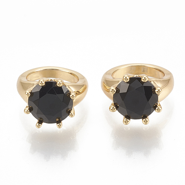 PandaHall Brass Cubic Zirconia Charms, Diamond, Nickel Free, Real 18K Gold Plated, Black, 12x10x7mm, Hole: 7mm Brass+Cubic Zirconia Diamond...
PandaHall Brass Cubic Zirconia Charms, Diamond, Nickel Free, Real 18K Gold Plated, Black, 12x10x7mm, Hole: 7mm Brass+Cubic Zirconia Diamond...