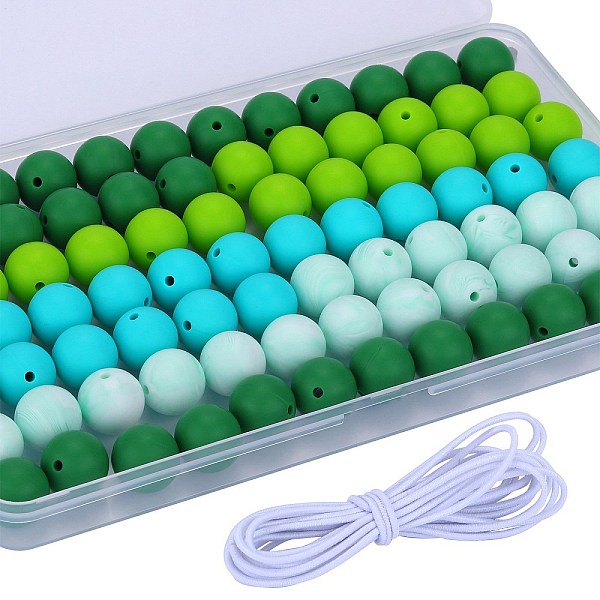 PandaHall 80Pcs 4 Style Round Silicone Focal Beads, Chewing Beads For Teethers, DIY Nursing Necklaces Making, with 2M Core Spun Elastic Cord..., Multicolor
PandaHall 80Pcs 4 Style Round Silicone Focal Beads, Chewing Beads For Teethers, DIY Nursing Necklaces Making, with 2M Core Spun Elastic Cord..., Multicolor