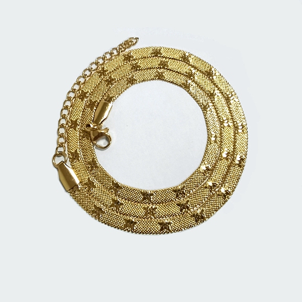 PandaHall 304 Stainless Steel Herringbone Chain Necklaces, Golden, 17.80 inch(45.2cm) 304 Stainless Steel Flat
PandaHall 304 Stainless Steel Herringbone Chain Necklaces, Golden, 17.80 inch(45.2cm) 304 Stainless Steel Flat