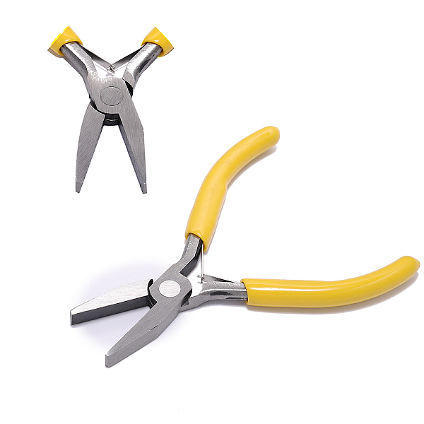 PandaHall Carbon Steel Pliers, Jewelry Making Supplies, Flat Nose Pliers, Yellow Carbon Steel Yellow
PandaHall Carbon Steel Pliers, Jewelry Making Supplies, Flat Nose Pliers, Yellow Carbon Steel Yellow