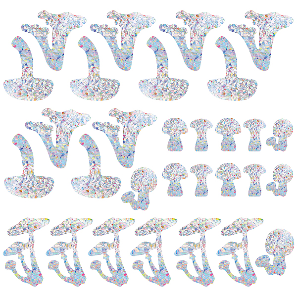 PandaHall Waterproof PVC Colored Laser Stained Window Film Adhesive Stickers, Electrostatic Window Stickers, Mushroom Pattern, 350x840mm...
PandaHall Waterproof PVC Colored Laser Stained Window Film Adhesive Stickers, Electrostatic Window Stickers, Mushroom Pattern, 350x840mm...