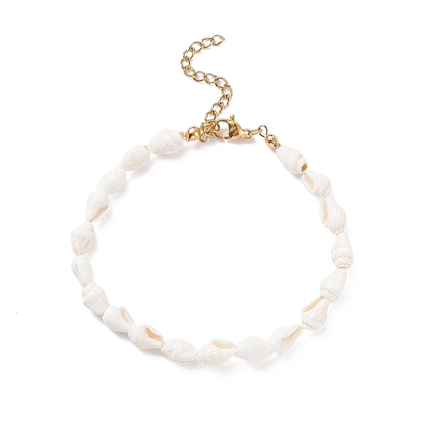 PandaHall Natural Shell Beaded Bracelet, Summer Beach Jewelry for Women, Floral White, 7-5/8 inch(19.5cm) Shell
PandaHall Natural Shell Beaded Bracelet, Summer Beach Jewelry for Women, Floral White, 7-5/8 inch(19.5cm) Shell
