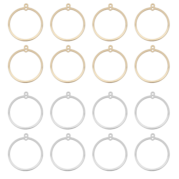PandaHall HOBBIESAY 32pcs 2 Style Brass 2-Hole Ring Large Round Golden Loop Geometric Assembly Pendant Earrings Necklace Jewelry Making for...
PandaHall HOBBIESAY 32pcs 2 Style Brass 2-Hole Ring Large Round Golden Loop Geometric Assembly Pendant Earrings Necklace Jewelry Making for...