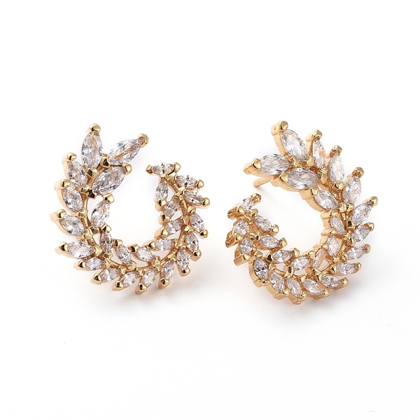 PandaHall Brass Micro Pave Clear Cubic Zirconia Stud Earrings, Long-Lasting Plated, Leafy Branches, Golden, 21.5x19.5mm, Pin: 0.8mm Cubic...
PandaHall Brass Micro Pave Clear Cubic Zirconia Stud Earrings, Long-Lasting Plated, Leafy Branches, Golden, 21.5x19.5mm, Pin: 0.8mm Cubic...