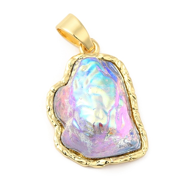 PandaHall Rack Plating Brass Pendants, Iceberg Melting Shaped Glass Charms, Long-Lasting Plated, Cadmium Free & Lead Free, Real 18K Gold..., Pink
PandaHall Rack Plating Brass Pendants, Iceberg Melting Shaped Glass Charms, Long-Lasting Plated, Cadmium Free & Lead Free, Real 18K Gold..., Pink