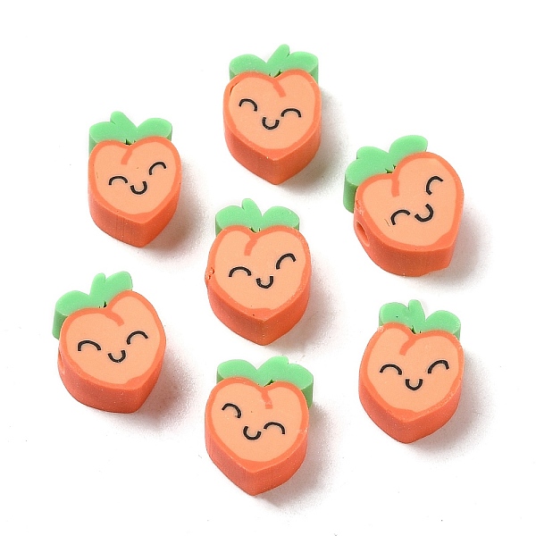 PandaHall Handmade Polymer Clay Beads, Peach, Coral, 10x8x4.7mm, Hole: 1.6mm Polymer Clay Peach Red
PandaHall Handmade Polymer Clay Beads, Peach, Coral, 10x8x4.7mm, Hole: 1.6mm Polymer Clay Peach Red
