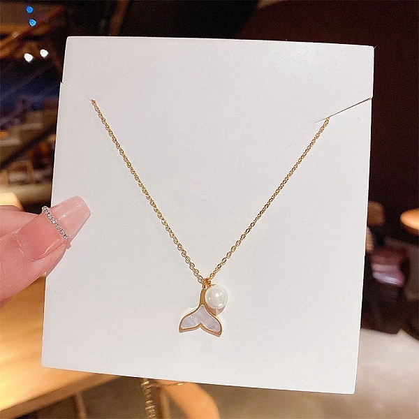 PandaHall Titanium Steel Cable Chain Necklaces, Rhinestone Pendant Necklaces, Fish, 8.27~19.69 inch(21~50cm) Titanium Steel Fish
PandaHall Titanium Steel Cable Chain Necklaces, Rhinestone Pendant Necklaces, Fish, 8.27~19.69 inch(21~50cm) Titanium Steel Fish
