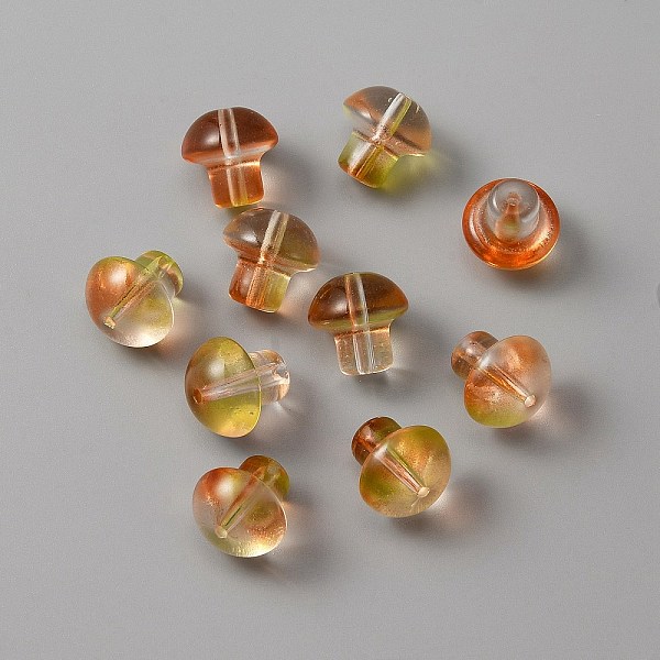 PandaHall Transparent Glass Beads, Mushroom, Dark Orange, 13.5x13.5mm, Hole: 1.6mm Glass Mushroom
PandaHall Transparent Glass Beads, Mushroom, Dark Orange, 13.5x13.5mm, Hole: 1.6mm Glass Mushroom