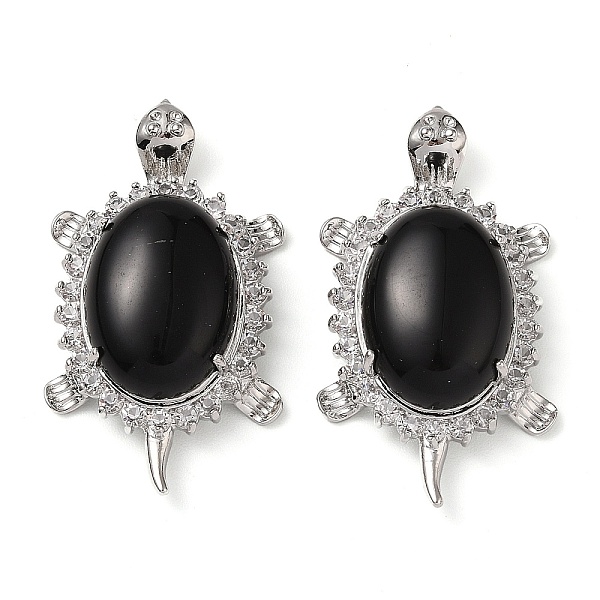 PandaHall Natural Obsidian Pendants, Rack Plating Platinum Tone Brass Tortoise Charms with Rhinestone, Cadmium Free & Lead Free...
PandaHall Natural Obsidian Pendants, Rack Plating Platinum Tone Brass Tortoise Charms with Rhinestone, Cadmium Free & Lead Free...