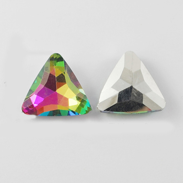 PandaHall Glass Pointed Back Rhinestone, Back Plated, Faceted, Triangle, Colorful, 18x19.5x6mm Glass Rhinestone Triangle
PandaHall Glass Pointed Back Rhinestone, Back Plated, Faceted, Triangle, Colorful, 18x19.5x6mm Glass Rhinestone Triangle