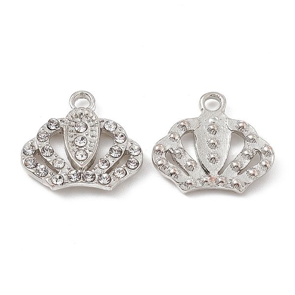 PandaHall Alloy Crystal Rhinestone Pendants, Crown Charms, Platinum, 17.5x19x3mm, Hole: 2.4mm Alloy+Rhinestone Crown Clear
PandaHall Alloy Crystal Rhinestone Pendants, Crown Charms, Platinum, 17.5x19x3mm, Hole: 2.4mm Alloy+Rhinestone Crown Clear