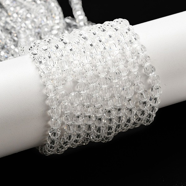 PandaHall Transparent Glass Beads Strands, Faceted(32 Facets), Round, Clear, 4mm, Hole: 0.7mm, about 87~93pcs/strand, 32~33cm Glass Round...
PandaHall Transparent Glass Beads Strands, Faceted(32 Facets), Round, Clear, 4mm, Hole: 0.7mm, about 87~93pcs/strand, 32~33cm Glass Round...