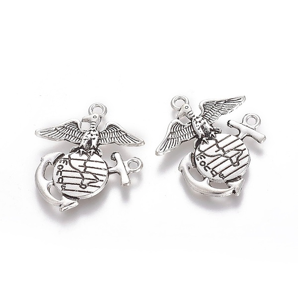 PandaHall Tibetan Style Zinc Alloy Pendants, Eagle, Antique Silver, 36x30x2.5mm, Hole: 2mm Alloy Bird
PandaHall Tibetan Style Zinc Alloy Pendants, Eagle, Antique Silver, 36x30x2.5mm, Hole: 2mm Alloy Bird