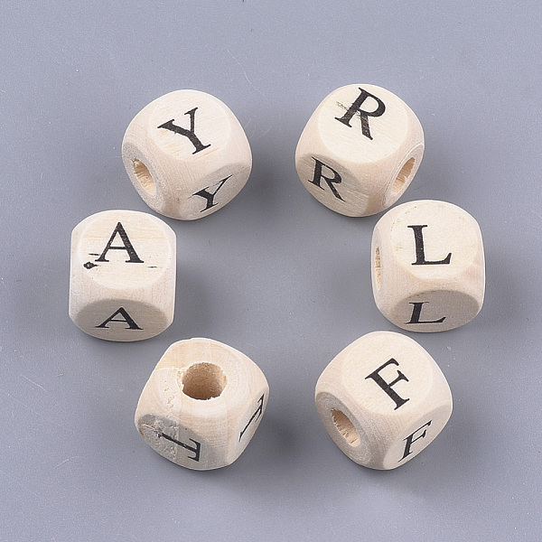 PandaHall Natural Wooden Beads, Horizontal Hole, Undyed, Cube with Letter, Antique White, 14x13.5x13.5mm, Hole: 5.5mm, about 320pcs/500g..., Orange
PandaHall Natural Wooden Beads, Horizontal Hole, Undyed, Cube with Letter, Antique White, 14x13.5x13.5mm, Hole: 5.5mm, about 320pcs/500g..., Orange