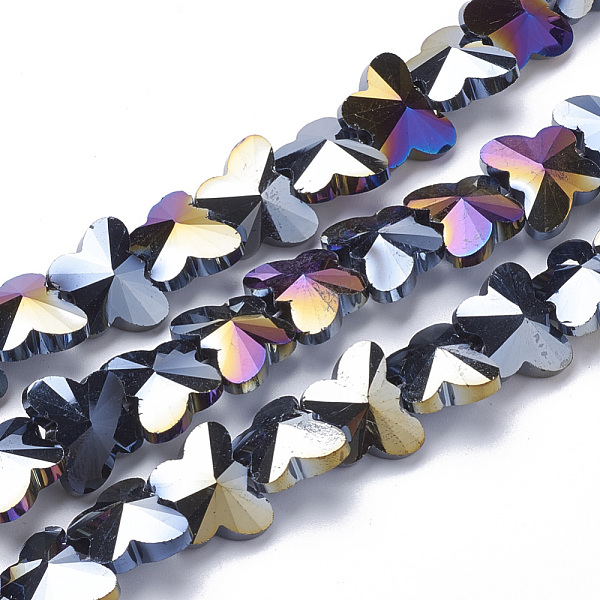 PandaHall Electroplate Glass Beads, AB Color Plated, Faceted, Butterfly, Black, 12x14.5x7.5mm, Hole: 1mm Glass Butterfly Black
PandaHall Electroplate Glass Beads, AB Color Plated, Faceted, Butterfly, Black, 12x14.5x7.5mm, Hole: 1mm Glass Butterfly Black