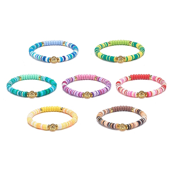 PandaHall 7Pcs 7 Color Handmade Polymer Clay Disc Surfer Stretch Bracelets Set, Alloy Gender Symbol Preppy Bracelets for Women, Mixed Color..., Multicolor
PandaHall 7Pcs 7 Color Handmade Polymer Clay Disc Surfer Stretch Bracelets Set, Alloy Gender Symbol Preppy Bracelets for Women, Mixed Color..., Multicolor