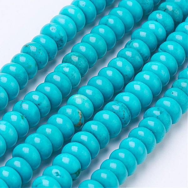 PandaHall Natural Magnesite Bead Strands, Dyed, Rondelle, Turquoise, 6x3.5mm, Hole: 1mm, about 105pcs/strand, 15.7 inch Magnesite Rondelle..., Green
PandaHall Natural Magnesite Bead Strands, Dyed, Rondelle, Turquoise, 6x3.5mm, Hole: 1mm, about 105pcs/strand, 15.7 inch Magnesite Rondelle..., Green