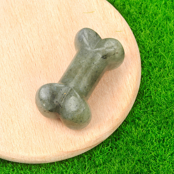 PandaHall Natural Labradorite Carved Healing Bone Figurines, Reiki Energy Stone Display Decorations, 34x20x10~14mm Labradorite Others
PandaHall Natural Labradorite Carved Healing Bone Figurines, Reiki Energy Stone Display Decorations, 34x20x10~14mm Labradorite Others