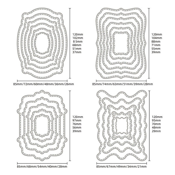 PandaHall BENECREAT Carbon Steel Cutting Dies Stencils, for DIY Scrapbooking/Photo Album, Decorative Embossing DIY Paper Card, Matte...
PandaHall BENECREAT Carbon Steel Cutting Dies Stencils, for DIY Scrapbooking/Photo Album, Decorative Embossing DIY Paper Card, Matte...