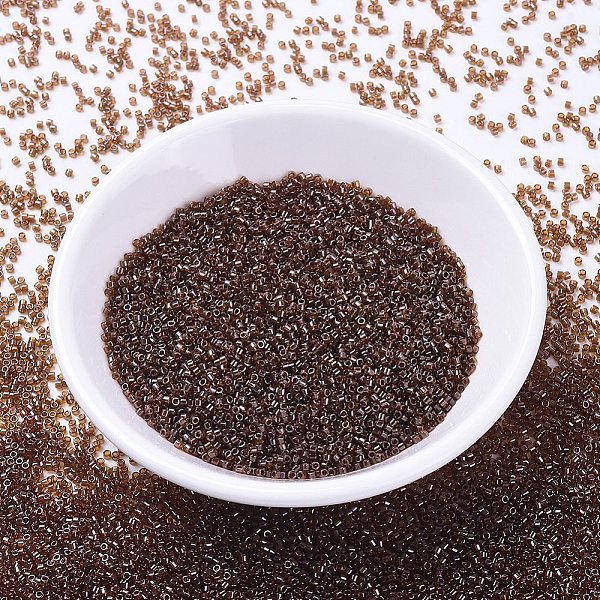 PandaHall MIYUKI Delica Beads, Cylinder, Japanese Seed Beads, 11/0, (DB1891) Transparent Dark Topaz Luster, 1.3x1.6mm, Hole: 0.8mm, about..., Brown
PandaHall MIYUKI Delica Beads, Cylinder, Japanese Seed Beads, 11/0, (DB1891) Transparent Dark Topaz Luster, 1.3x1.6mm, Hole: 0.8mm, about..., Brown