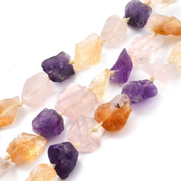 PandaHall Rough Raw Natural Ametrine Beads Strands, Nuggets, 12~21x8~15x8~13mm, Hole: 0.9mm, about 28pcs/strand, 15.75''(40cm) Ametrine...
PandaHall Rough Raw Natural Ametrine Beads Strands, Nuggets, 12~21x8~15x8~13mm, Hole: 0.9mm, about 28pcs/strand, 15.75''(40cm) Ametrine...