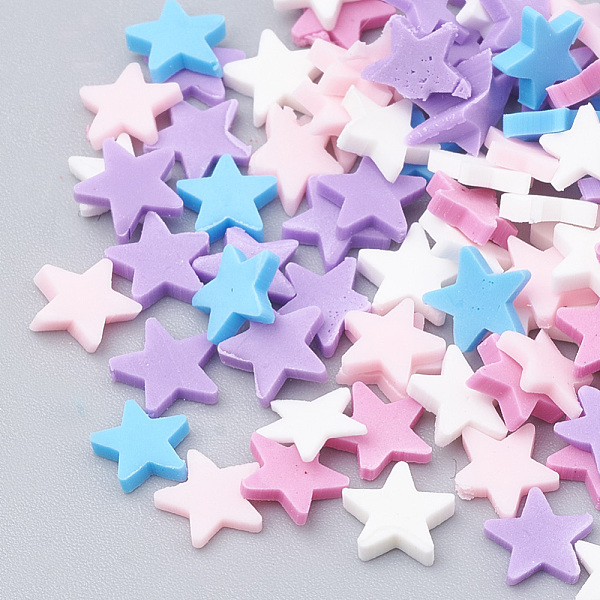 PandaHall Handmade Polymer Clay Nail Art Decoration, Fashion Nail Care, No Hole, Star, Mixed Color, 4~5x5~6x0.5~1mm, about 3500~4000pcs/50g..., Multicolor
PandaHall Handmade Polymer Clay Nail Art Decoration, Fashion Nail Care, No Hole, Star, Mixed Color, 4~5x5~6x0.5~1mm, about 3500~4000pcs/50g..., Multicolor