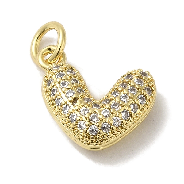 PandaHall Rack Plating Brass Micro Pave Cubic Zirconia Pendants, Cadmium Free & Lead Free, Long-Lasting Plated, Heart, with Jump Ring, Real..., Clear
PandaHall Rack Plating Brass Micro Pave Cubic Zirconia Pendants, Cadmium Free & Lead Free, Long-Lasting Plated, Heart, with Jump Ring, Real..., Clear