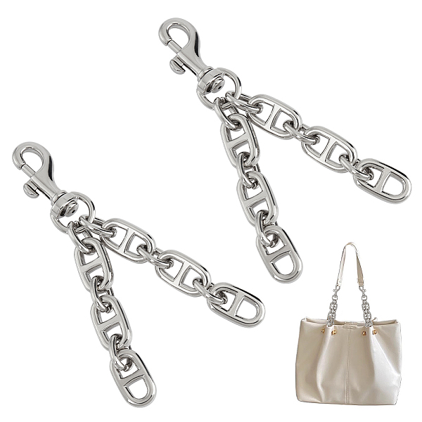 PandaHall UNICRAFTALE 2Pcs Bag Extender Chains Alloy Mariner Purse Chain Strap 12cm Platinum Double Layer Shoulder Bag Strap Extender Chains...
PandaHall UNICRAFTALE 2Pcs Bag Extender Chains Alloy Mariner Purse Chain Strap 12cm Platinum Double Layer Shoulder Bag Strap Extender Chains...