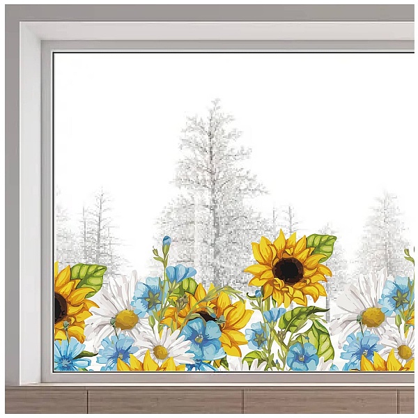 PandaHall Electrostatic PVC Window Sticker, for Window Home Decoration, Flower, 390x1180mm PVC Flower
PandaHall Electrostatic PVC Window Sticker, for Window Home Decoration, Flower, 390x1180mm PVC Flower